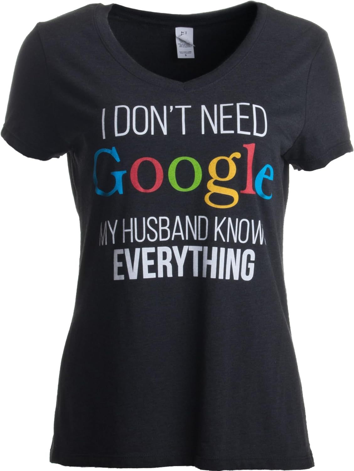 My Husband Knows Everything | Wife Women's V-Neck T-Shirt