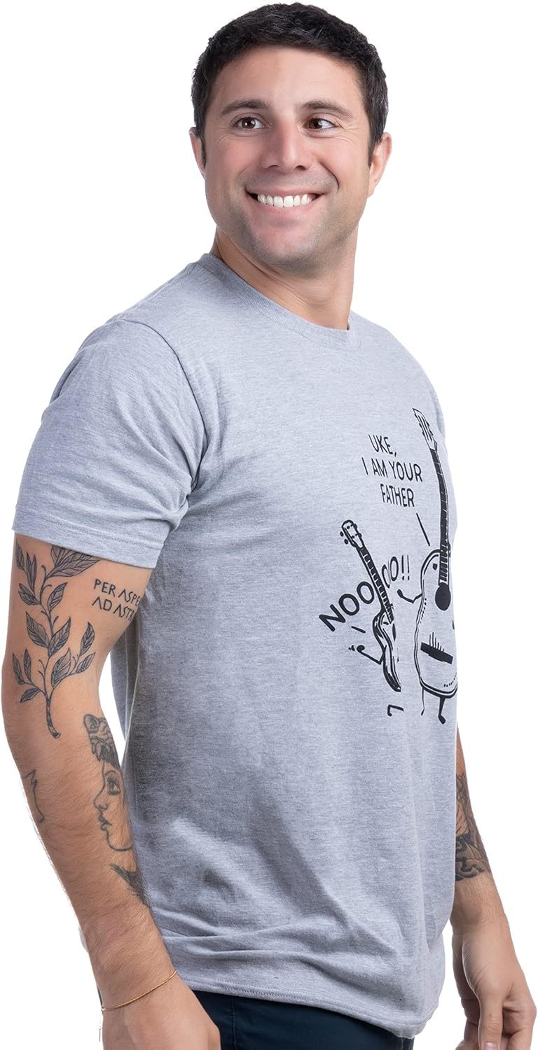 Guitar Player Tee Shirts | Acoustic, Electric, Rock, Bass, Banjo, Ukelele Guitarist Music T-Shirt for Men Women