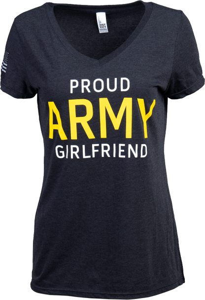 Proud Army Family | Licensed U.S. Military Infantry Armor Artillery Tee Shirt (T-Shirt) for Men Women