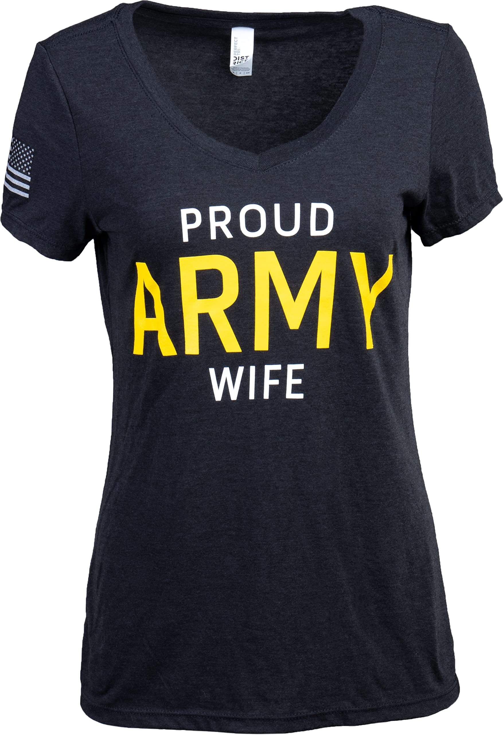 Proud Army Family | Licensed U.S. Military Infantry Armor Artillery Tee Shirt (T-Shirt) for Men Women