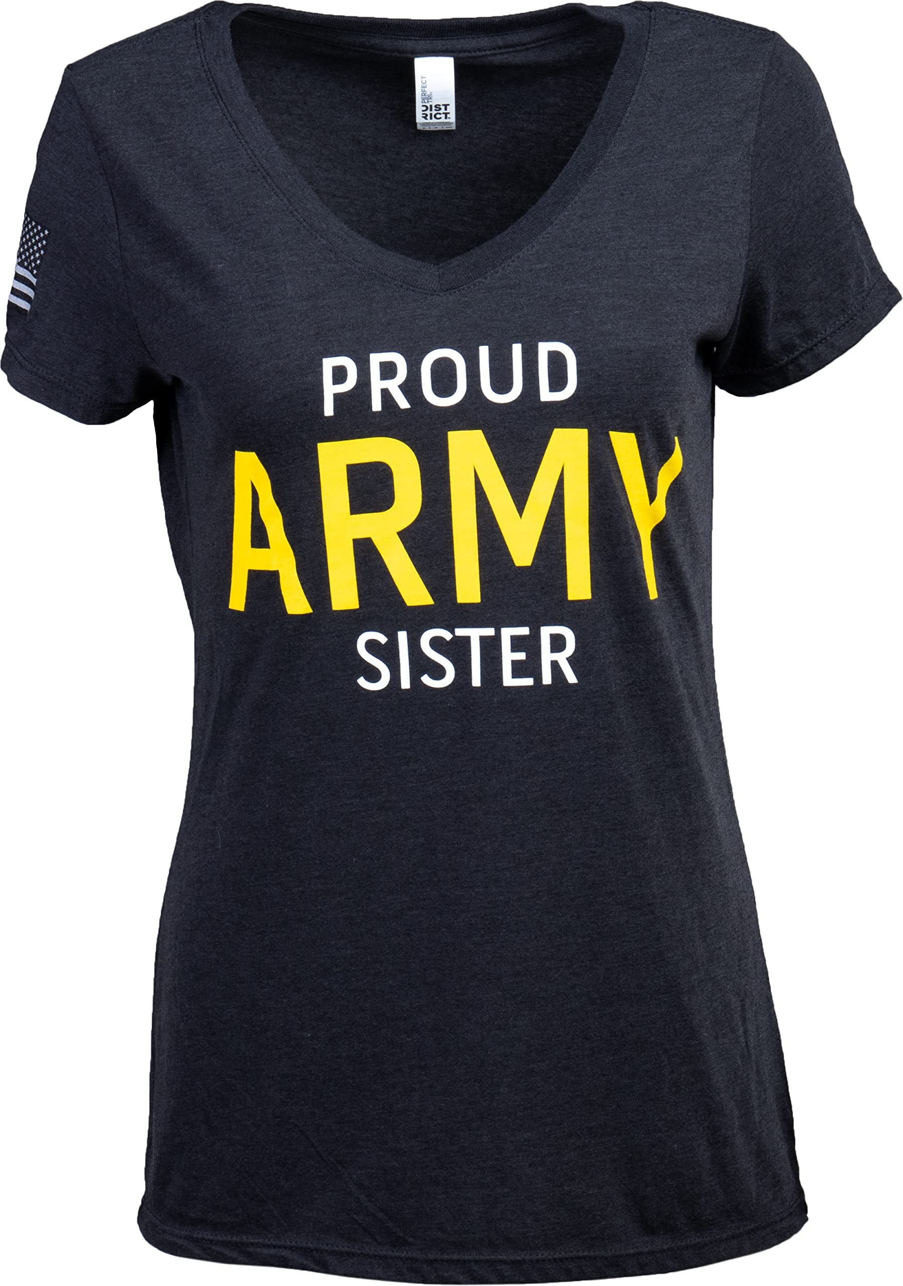 Proud Army Family | Licensed U.S. Military Infantry Armor Artillery Tee Shirt (T-Shirt) for Men Women