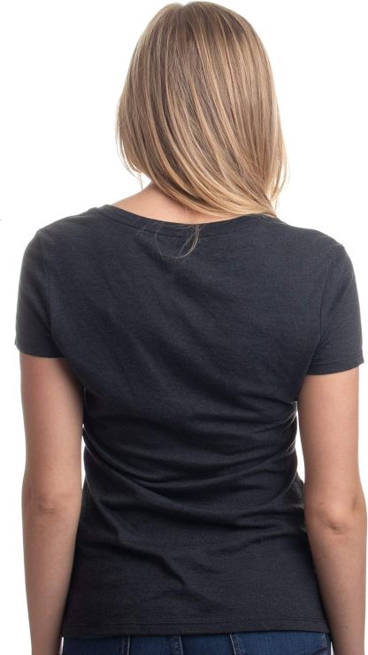 Vintage Nature Art Print - Cool Unique Illustration V-Neck T-Shirt Top Tee for Women