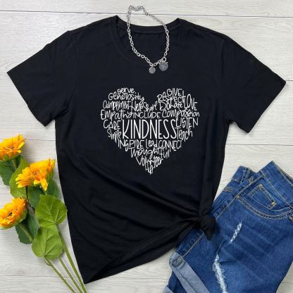 Women’s Cute Graphic Tee – Cotton, Short Sleeve Crew Neck, Casual Everyday Top