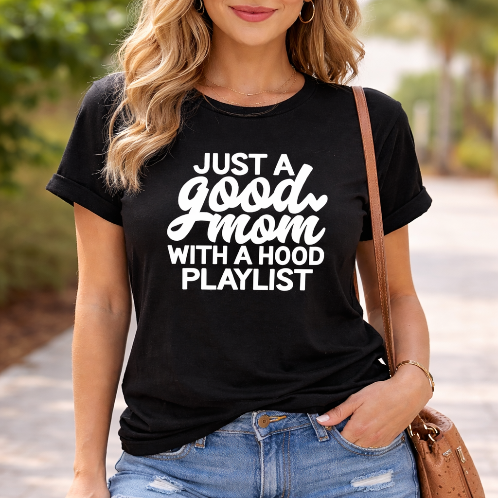 Women’s Cute Funny Graphic T-Shirt – Short Sleeve Crewneck Casual Tee, Black