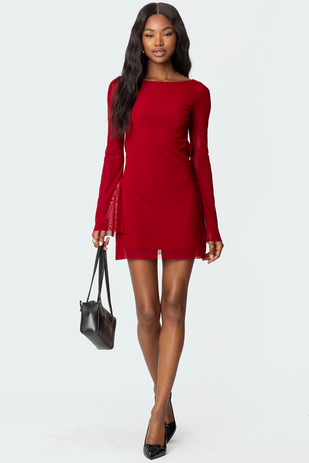 Reena Backless Mini Dress-Juice Dress