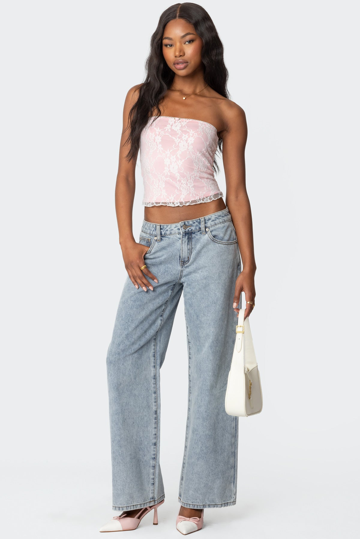 Allison Lace Tube Top-Juice Dress