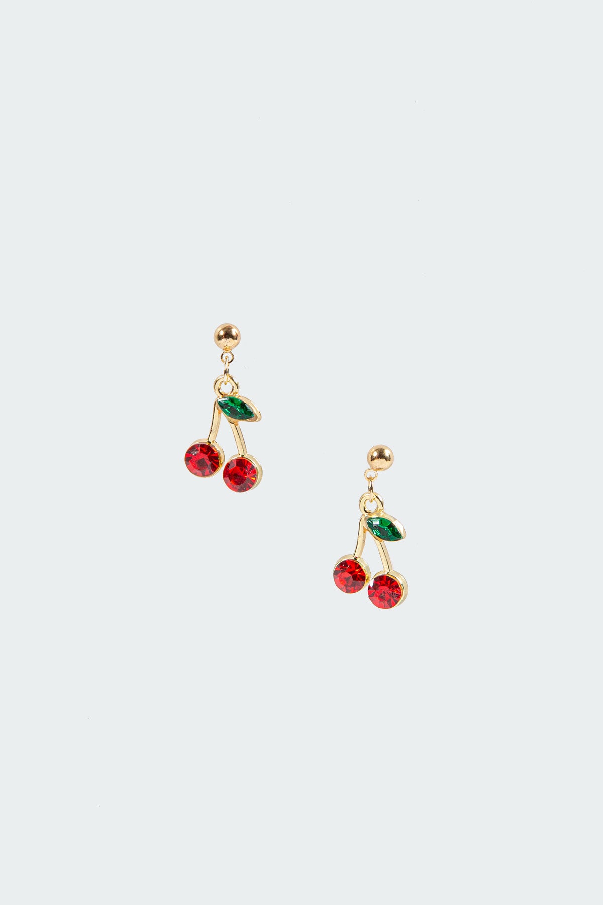 Cherry Drop Earrings-Juice Dress