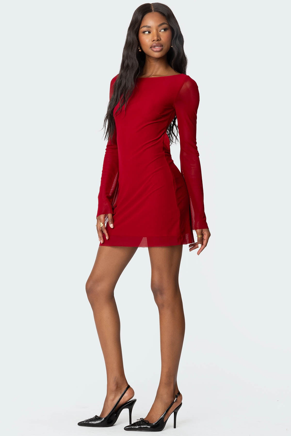 Reena Backless Mini Dress-Juice Dress
