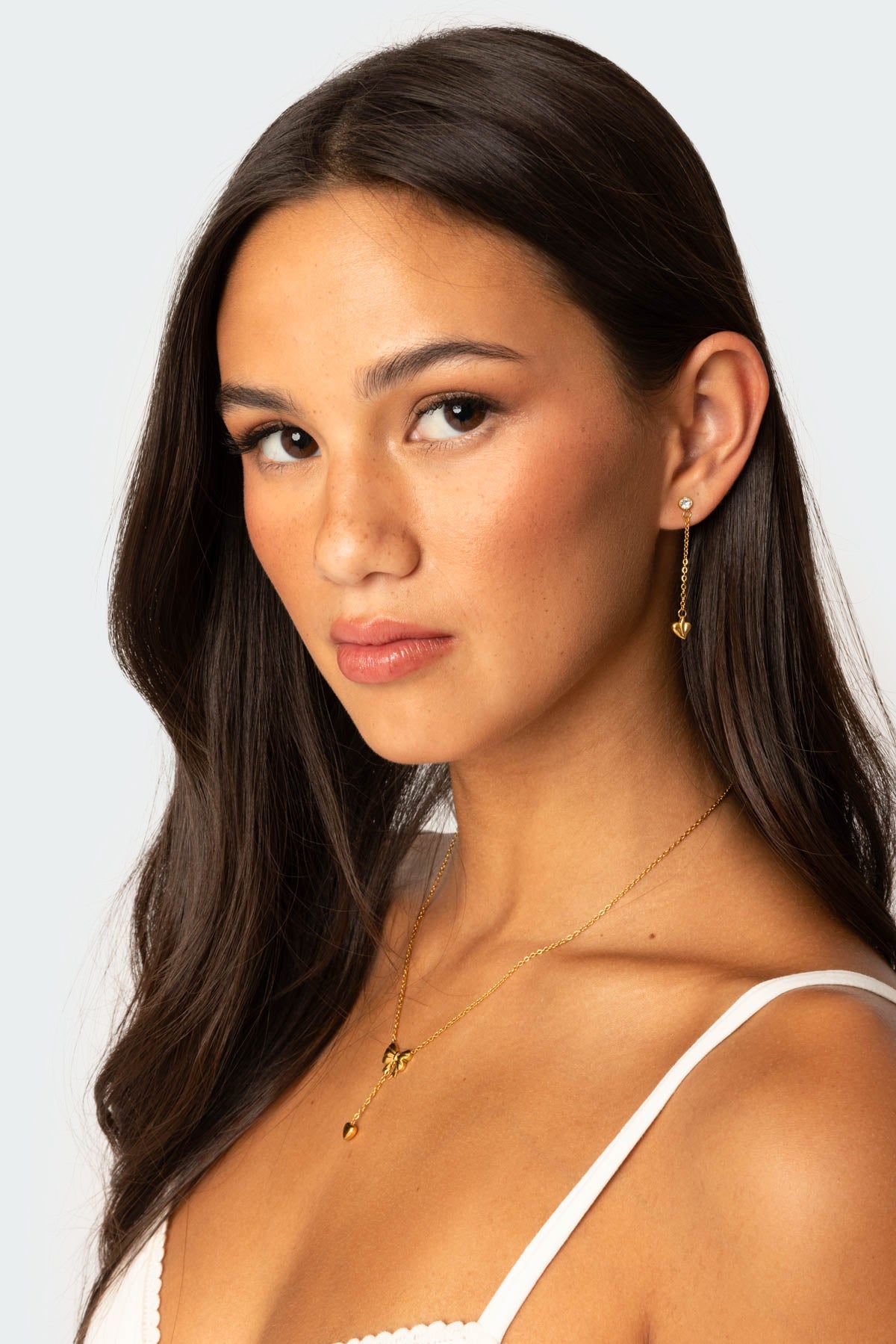 Dangley Heart Earrings-Juice Dress