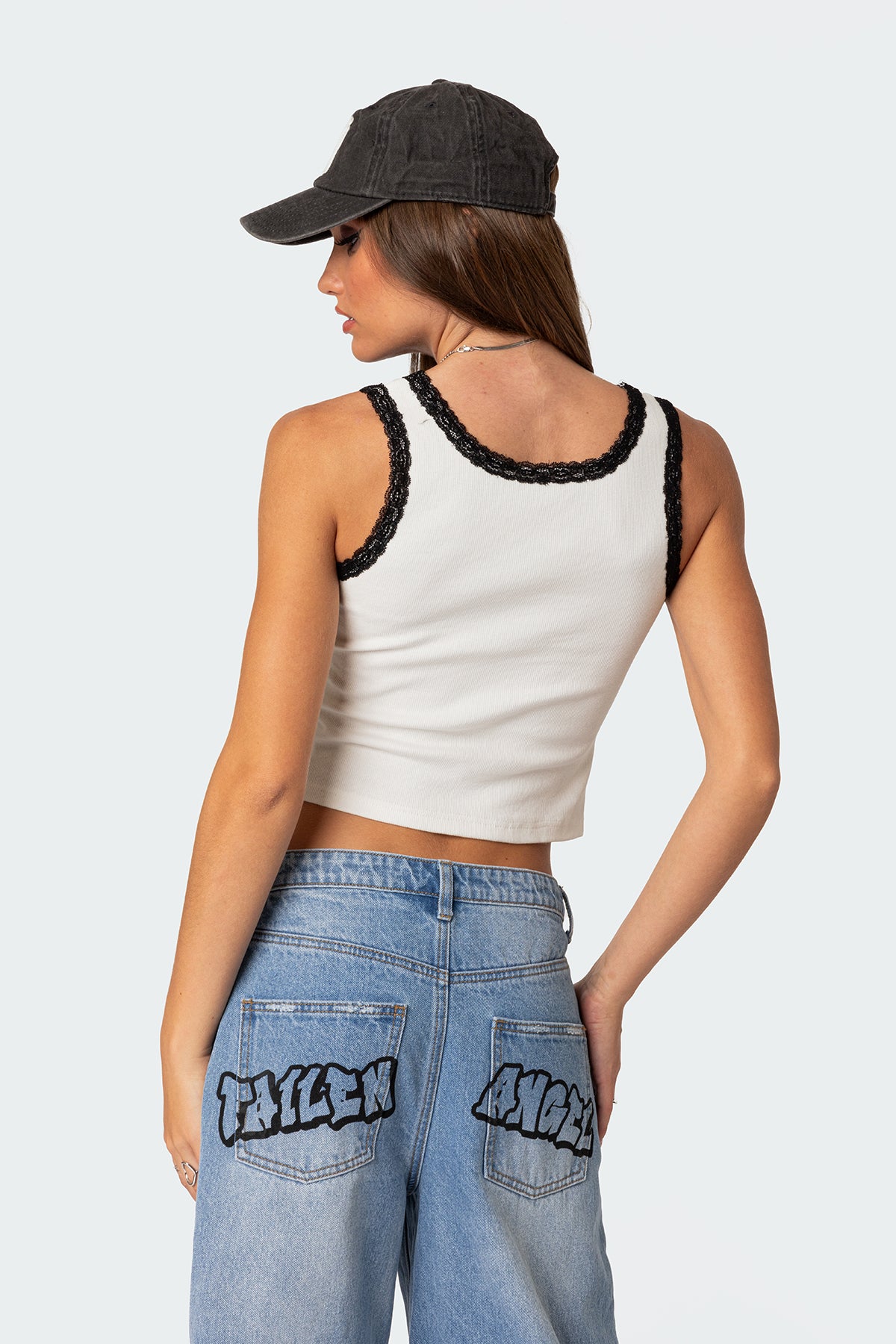 Alix Lacey Ribbed Tank Top-Juice Dress