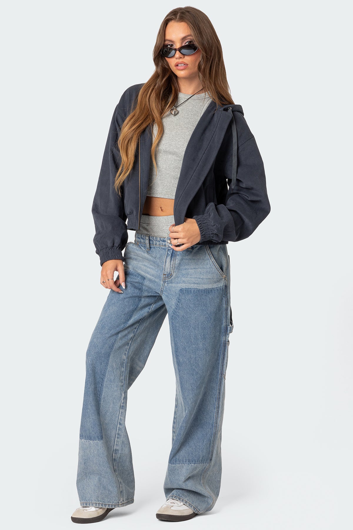 Milly Oversized Cropped Jacket-Juice Dress