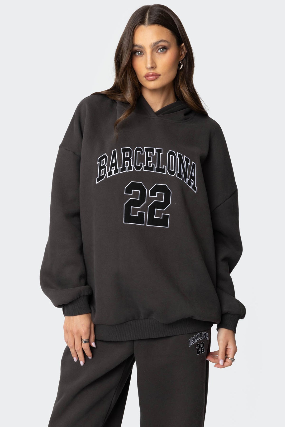 Barcelona Oversized Hoodie-Juice Dress