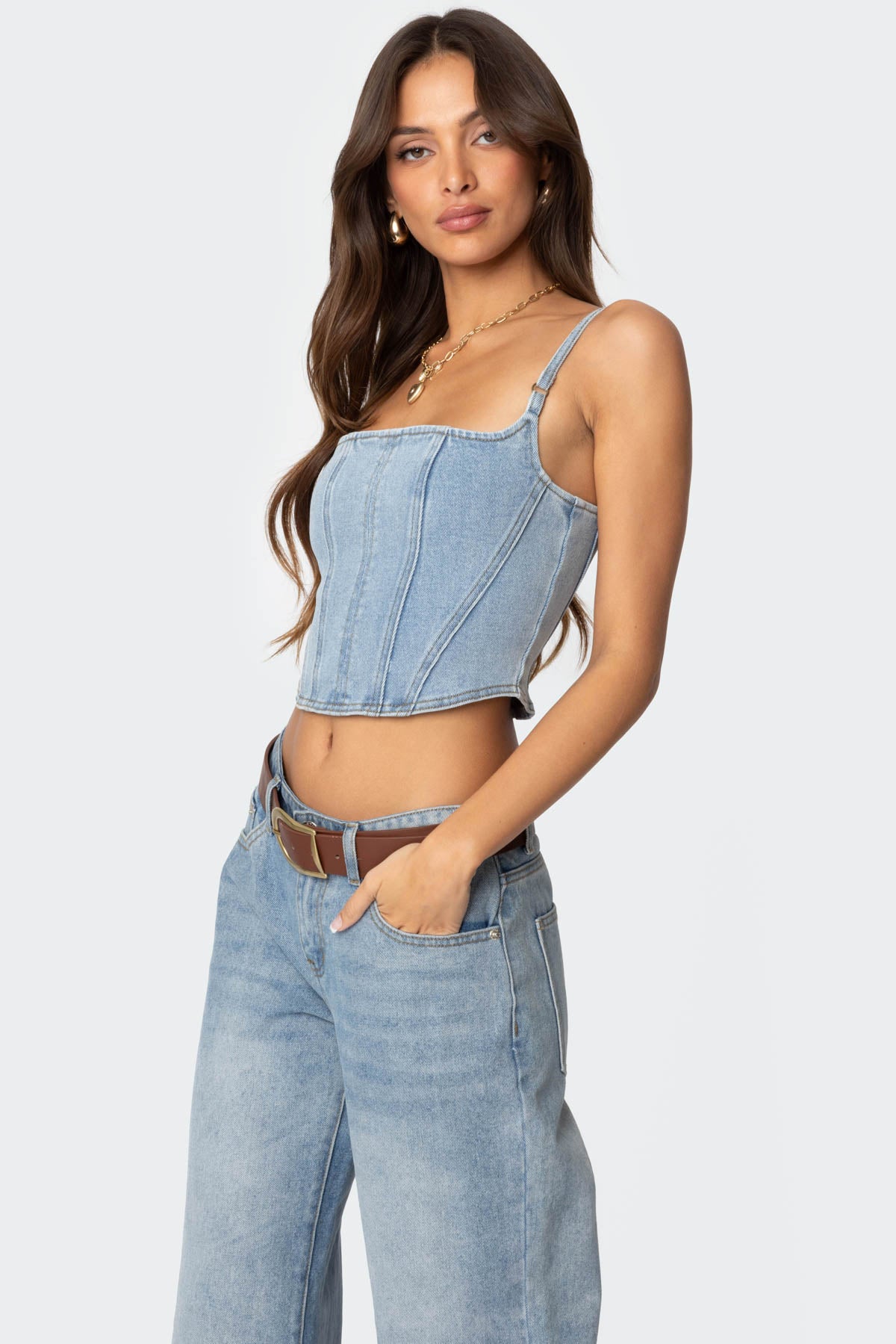 Tennessee Denim Corset-Juice Dress