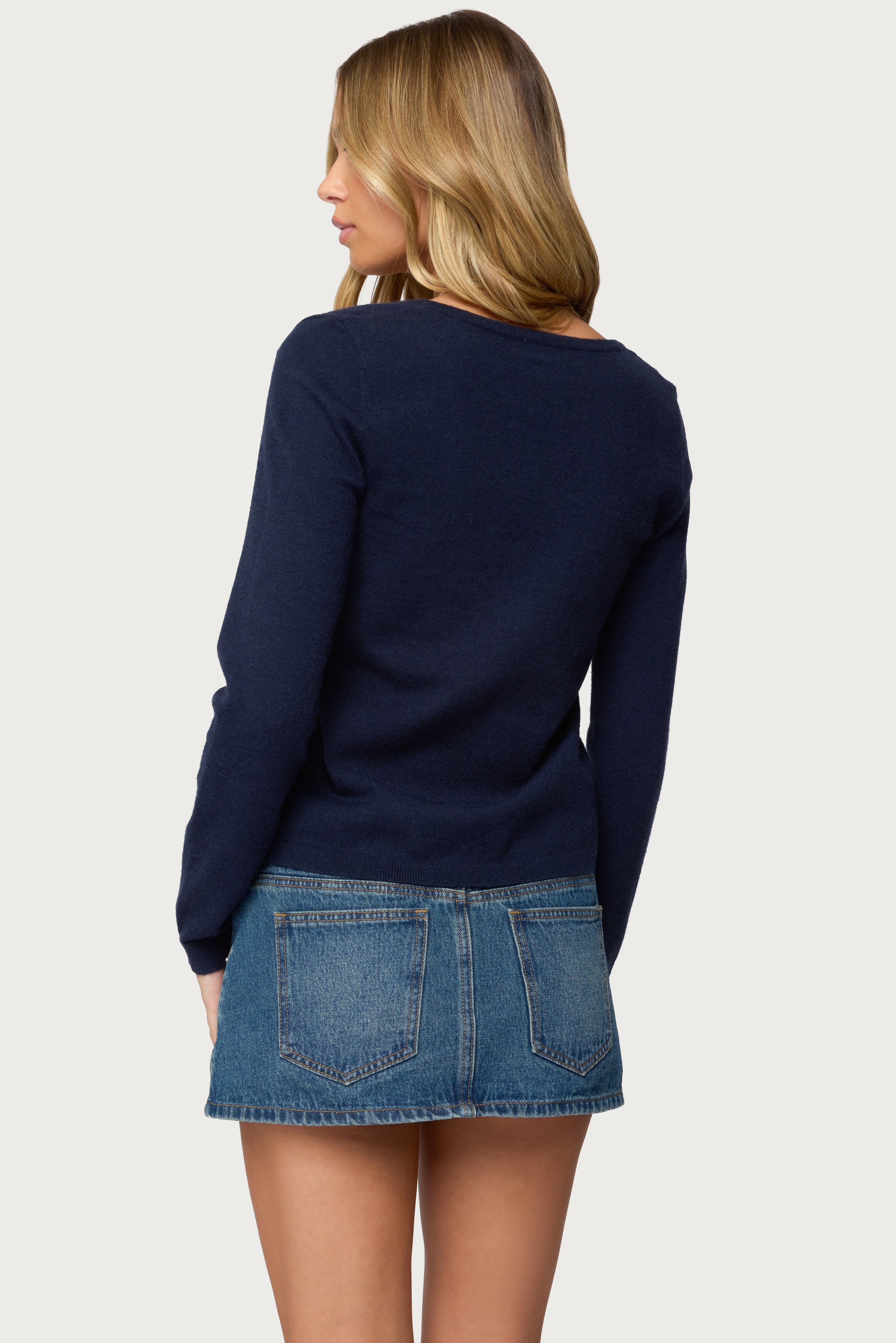 Demi Tie Front Knit Cardigan-Juice Dress