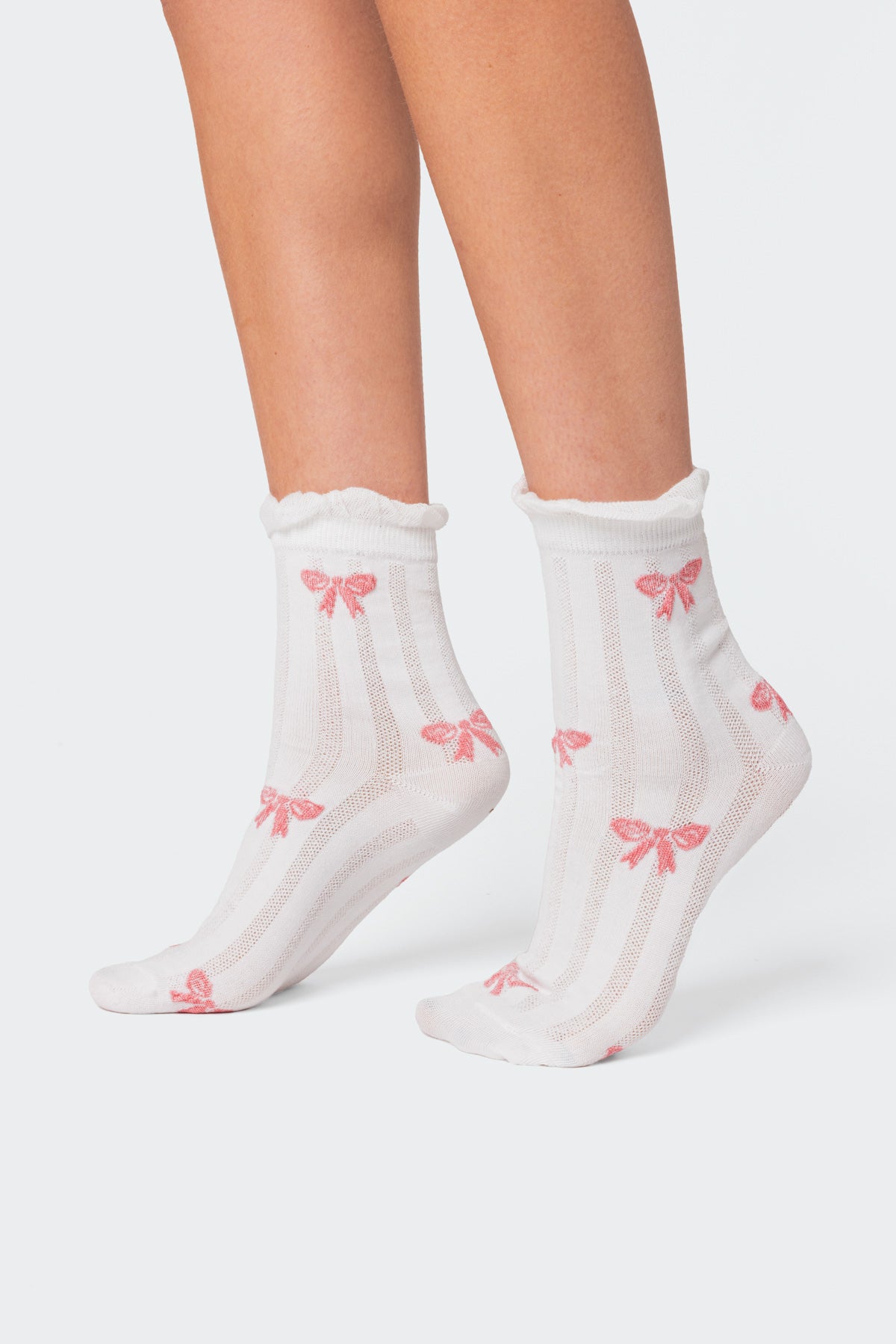 Bow Printed Socks-Juice Dress
