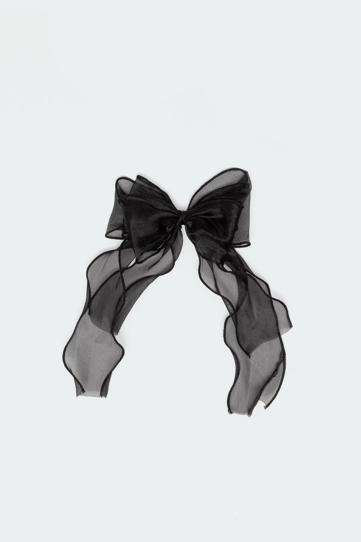 Frilled Bow Hair Clip-Juice Dress