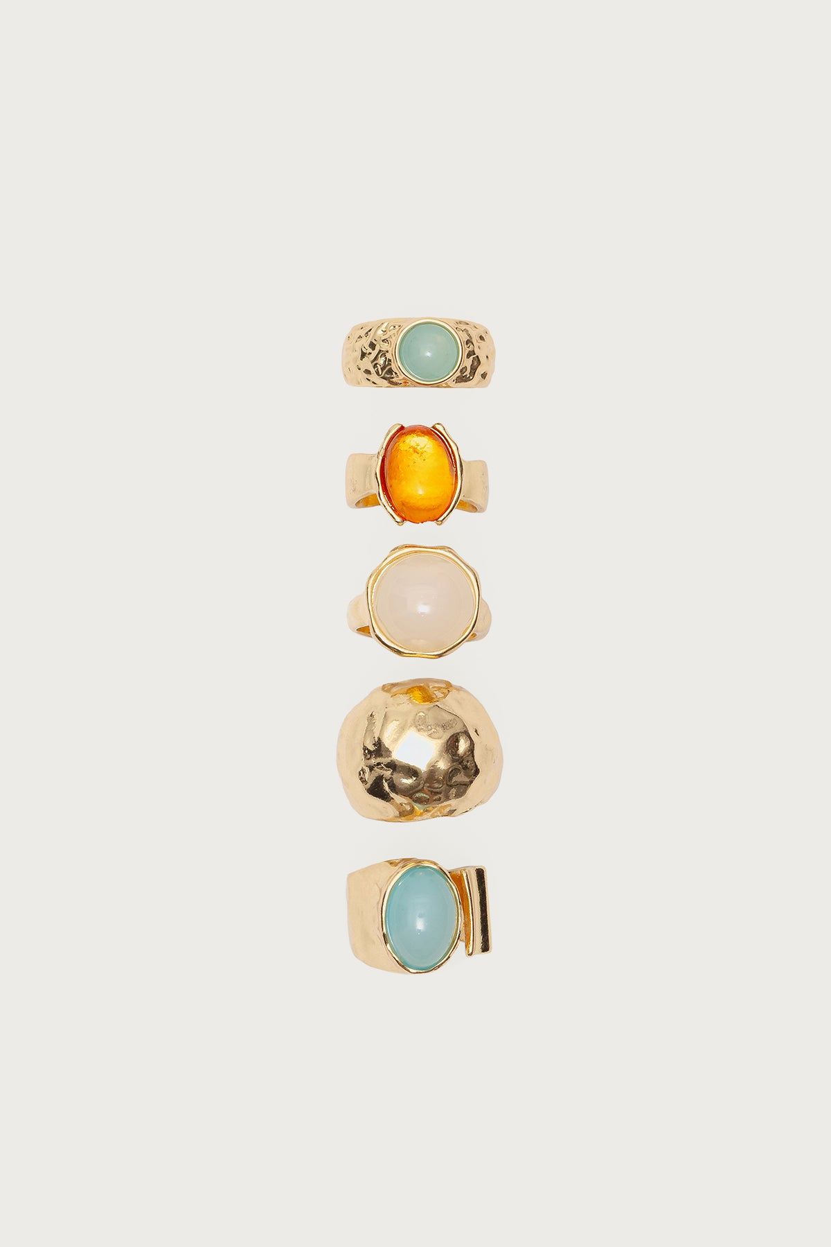 Assorted Gemstone Ring Pack-Juice Dress