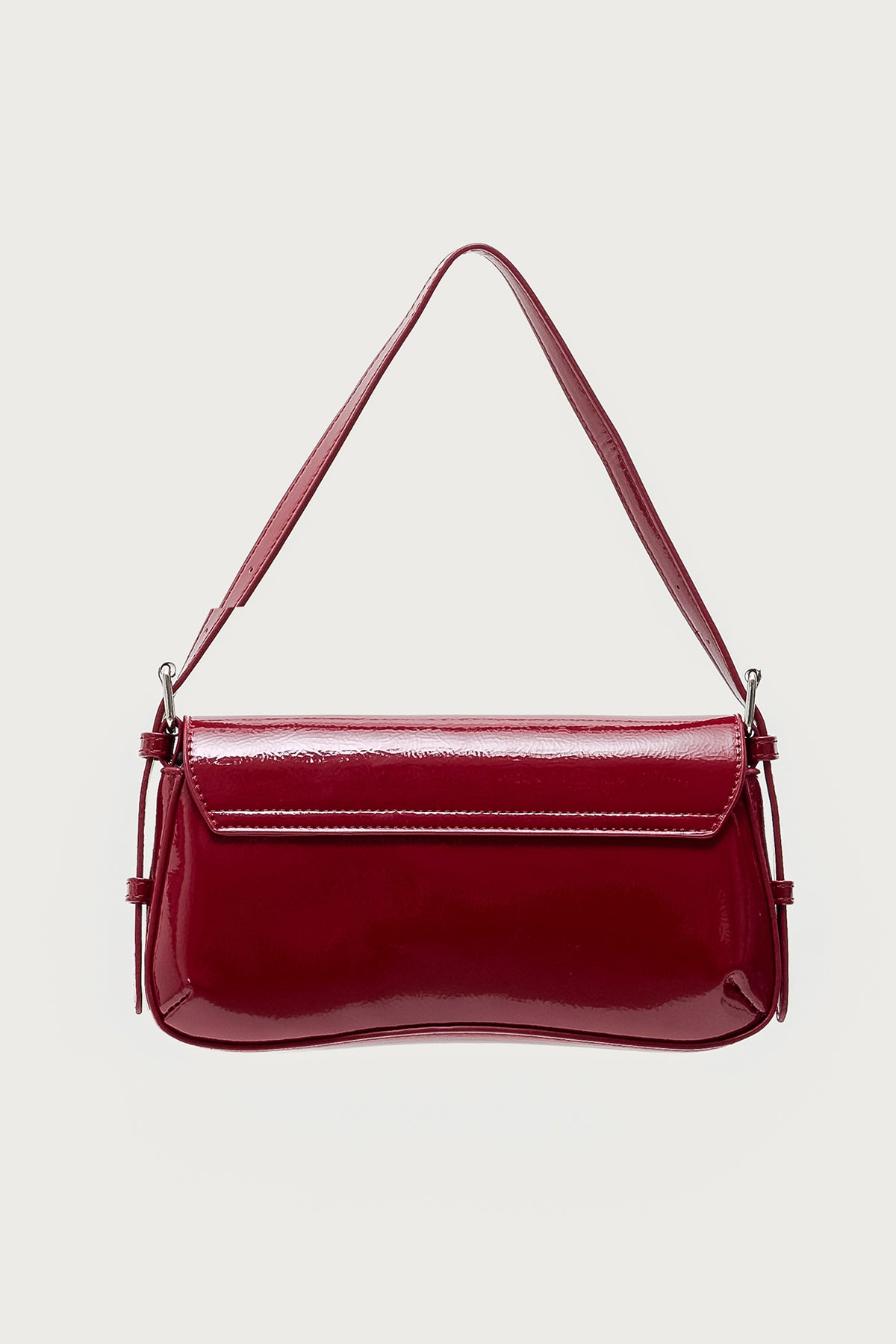 Red Carpet Faux Patent Leather Bag-Juice Dress