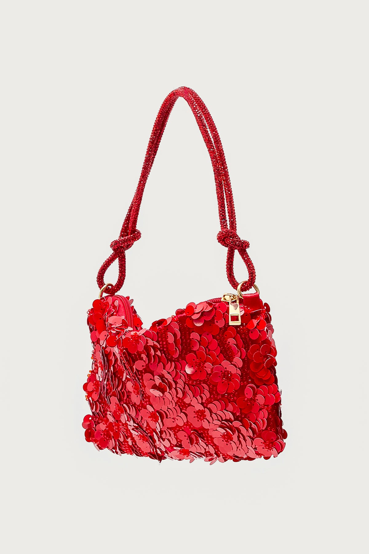 Glam Sequin & Bead Flower Bag-Juice Dress