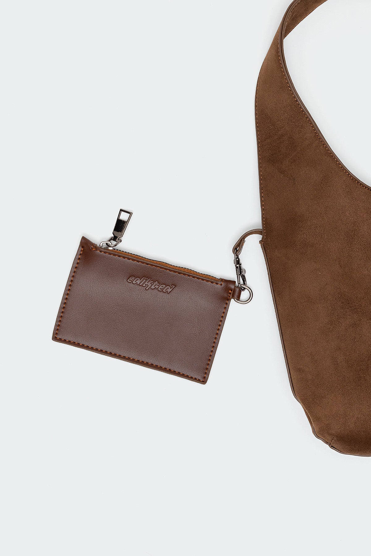 Faux Suede Shoulder Bag-Juice Dress