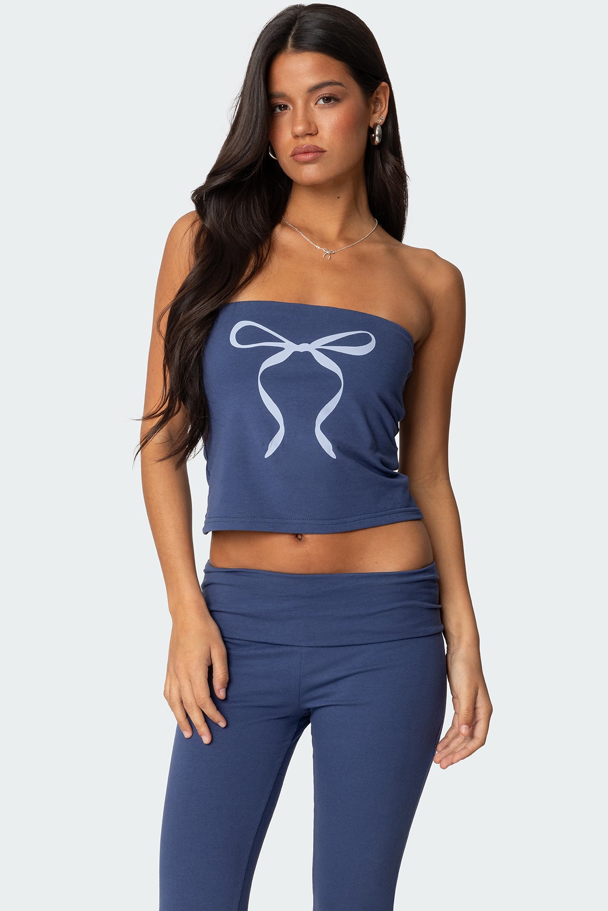 Aiyana Bow Built In Bra Tube Top-Juice Dress