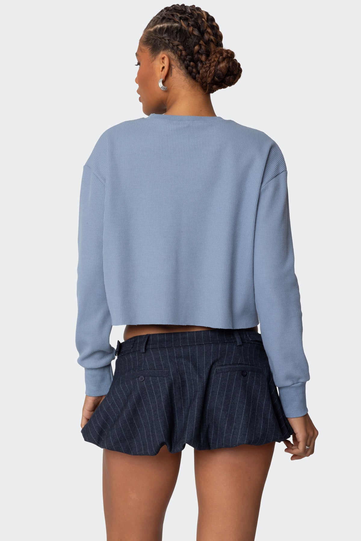 88 Waffle Long Sleeve T Shirt-Juice Dress