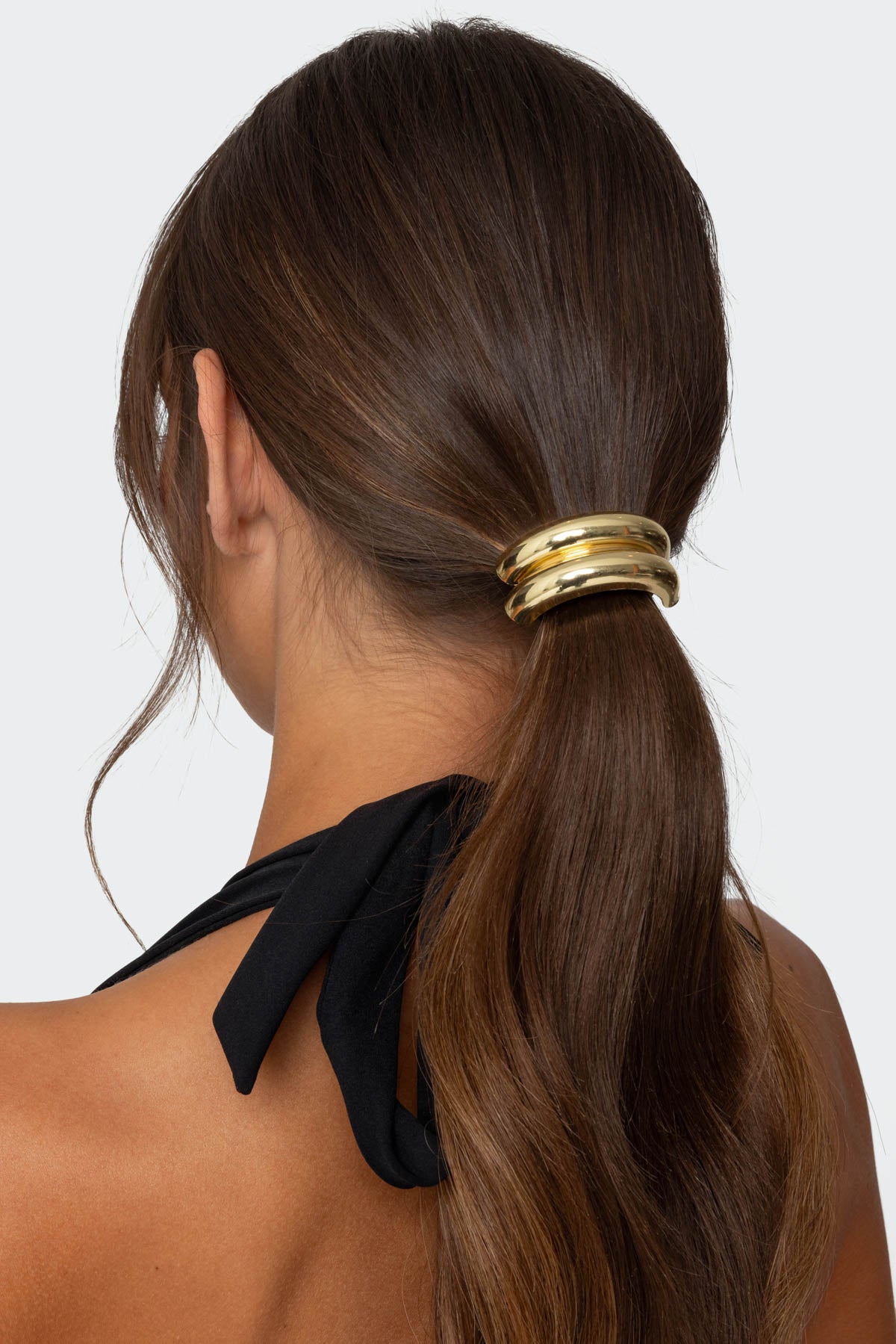 Gold Cuff Hair Tie-Juice Dress