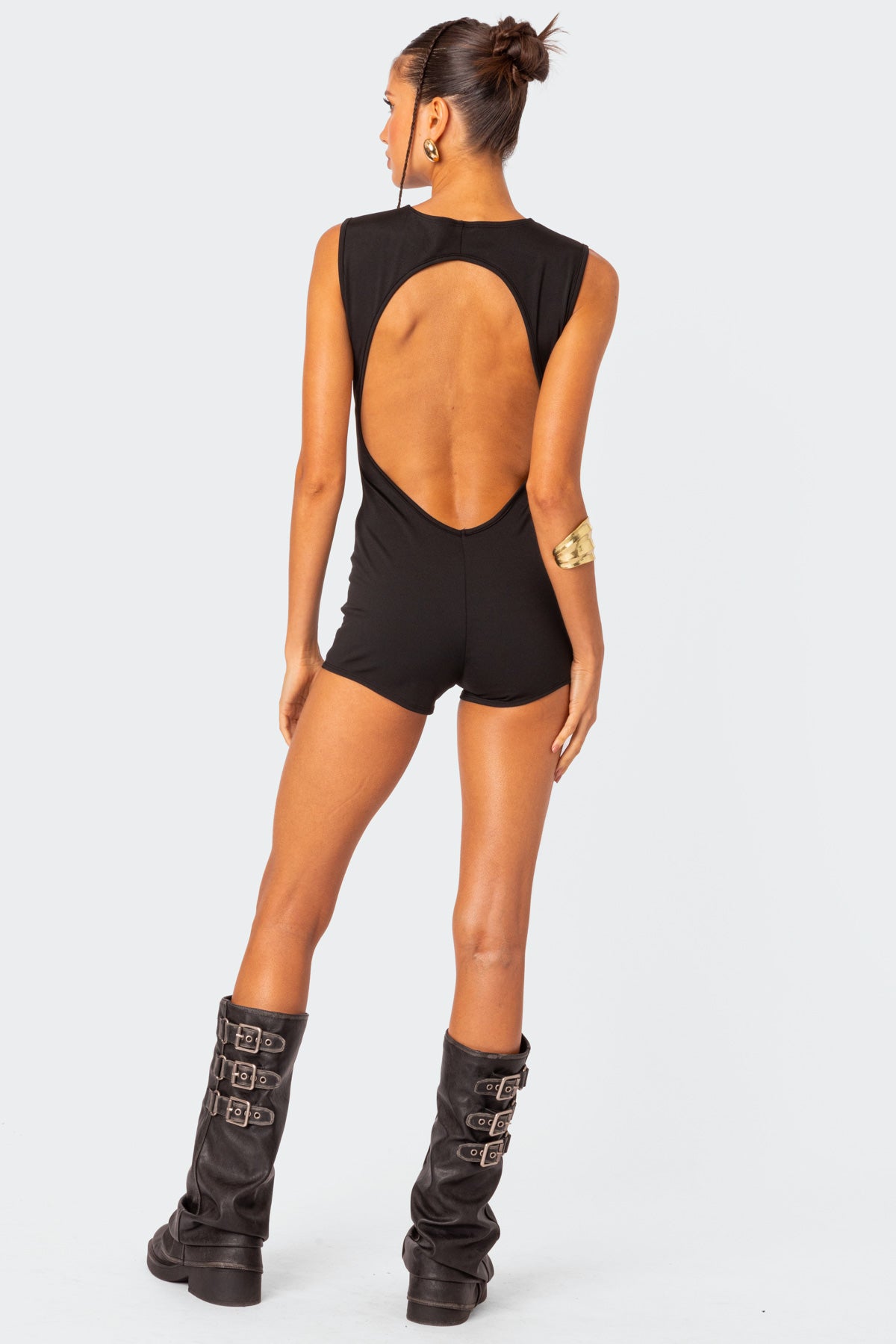 Brynley Open Back Romper-Juice Dress