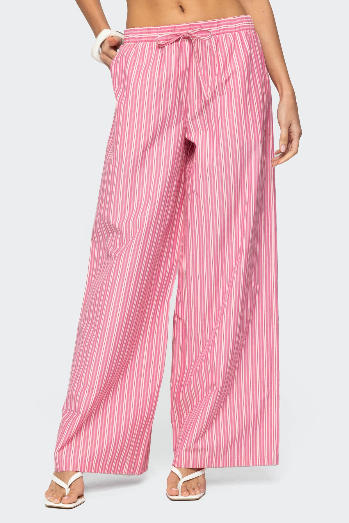 Maggy Striped Wide Leg Pants-Juice Dress