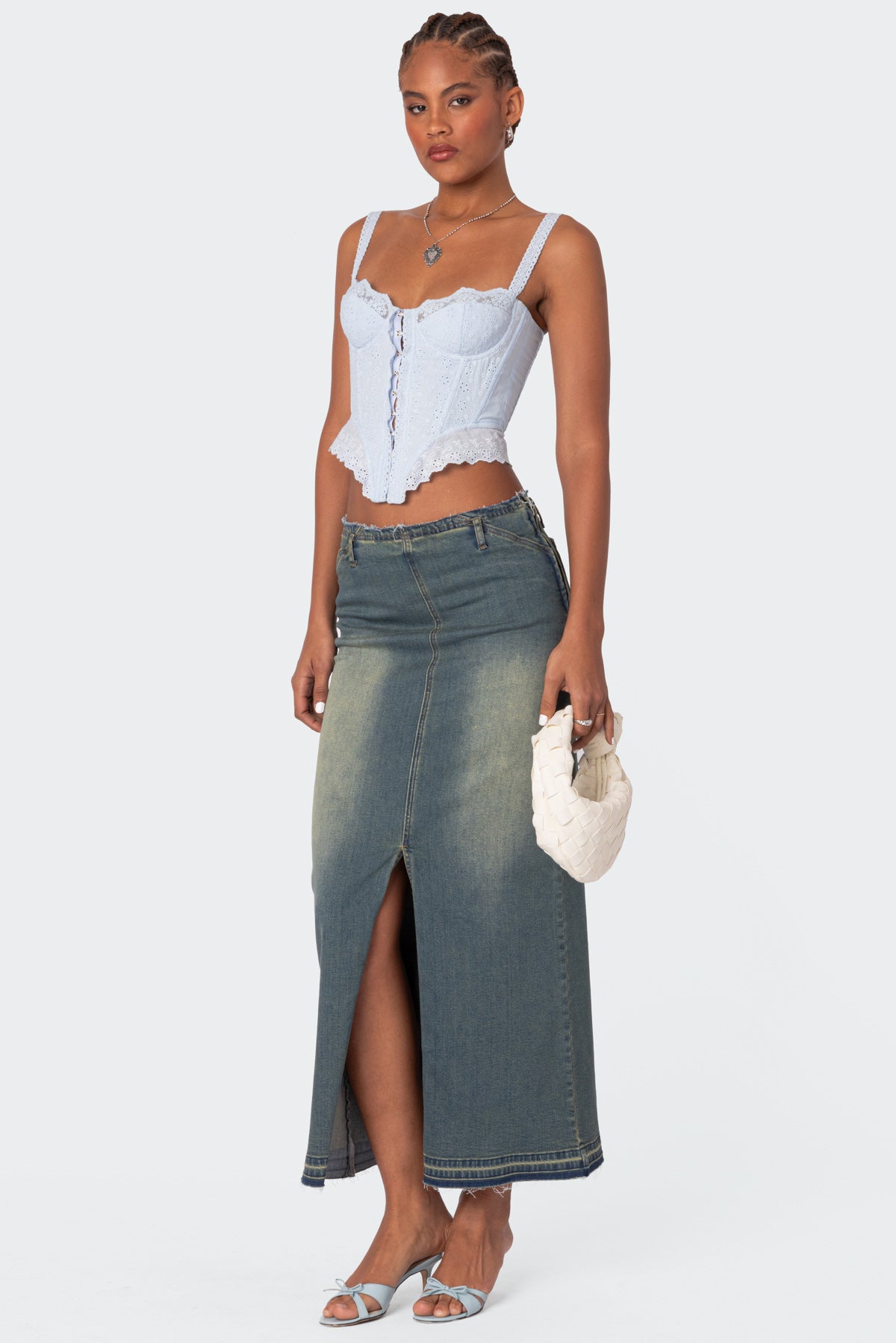 Asteria Eyelet Corset-Juice Dress