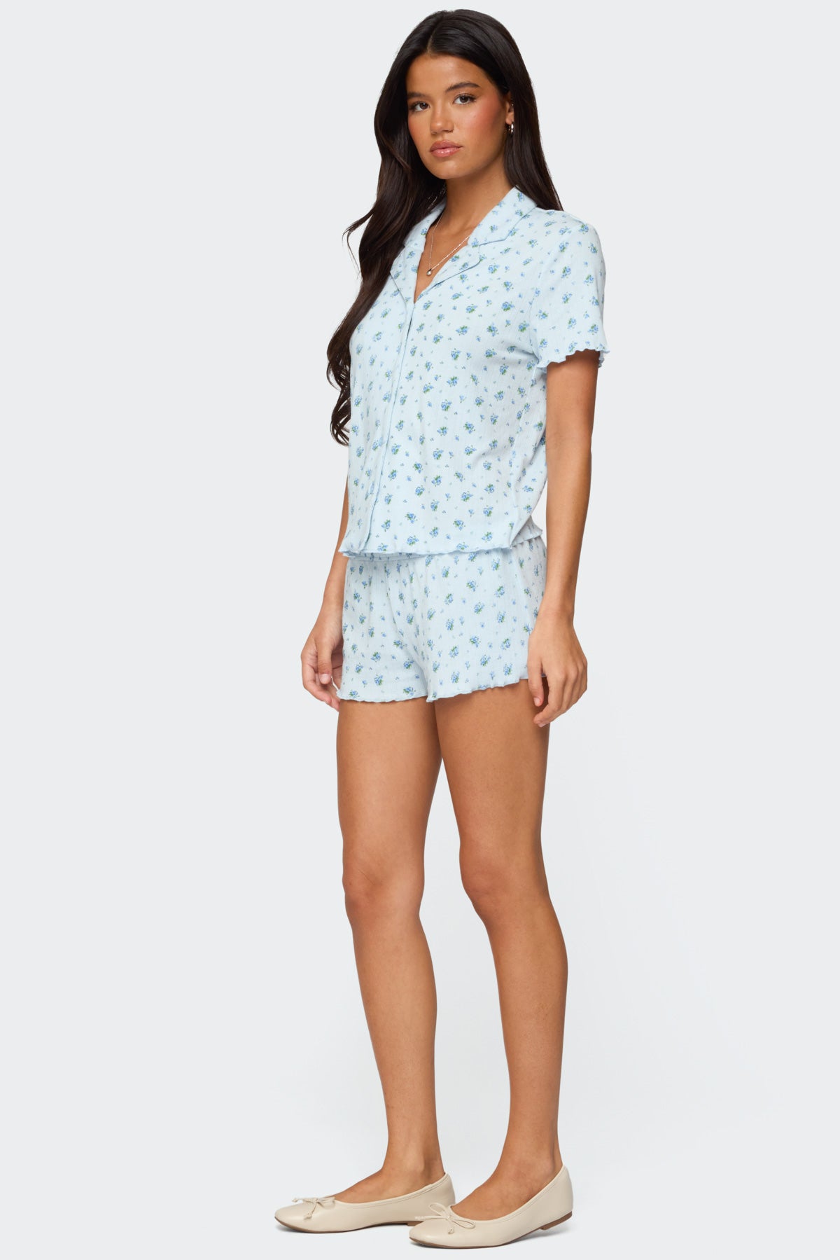 Camden Floral Pointelle Shorts-Juice Dress