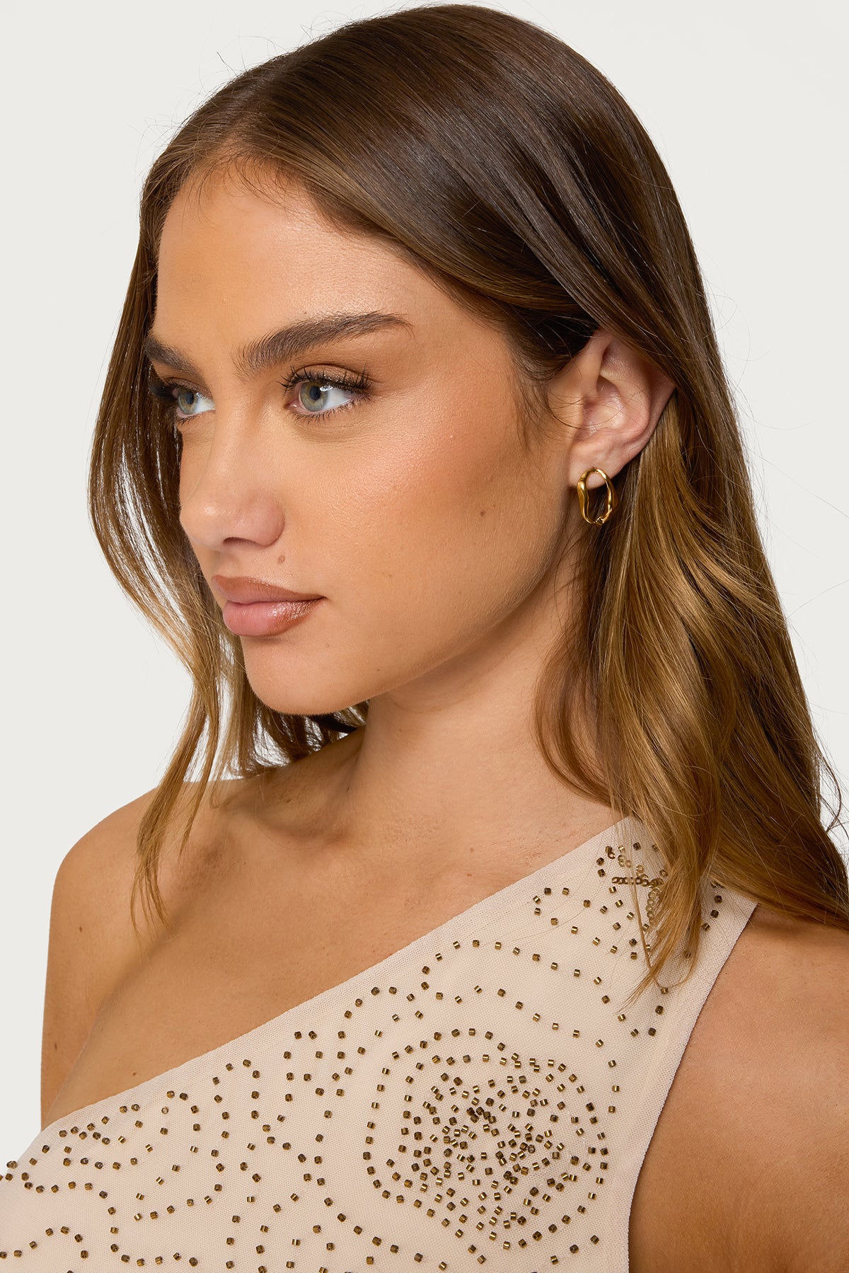 Effortless Abstract Stud Earrings-Juice Dress