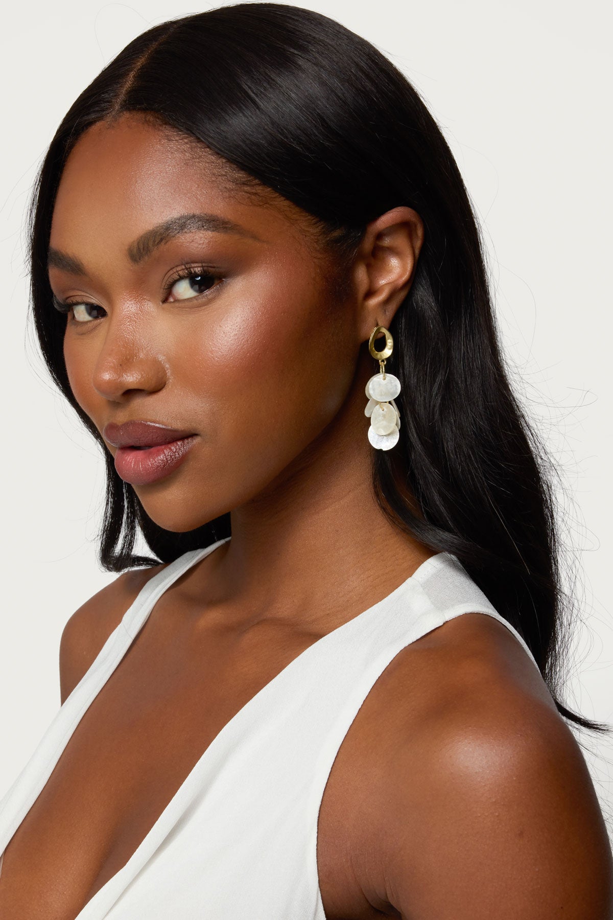 Iridescent Charm Dangling Earrings-Juice Dress