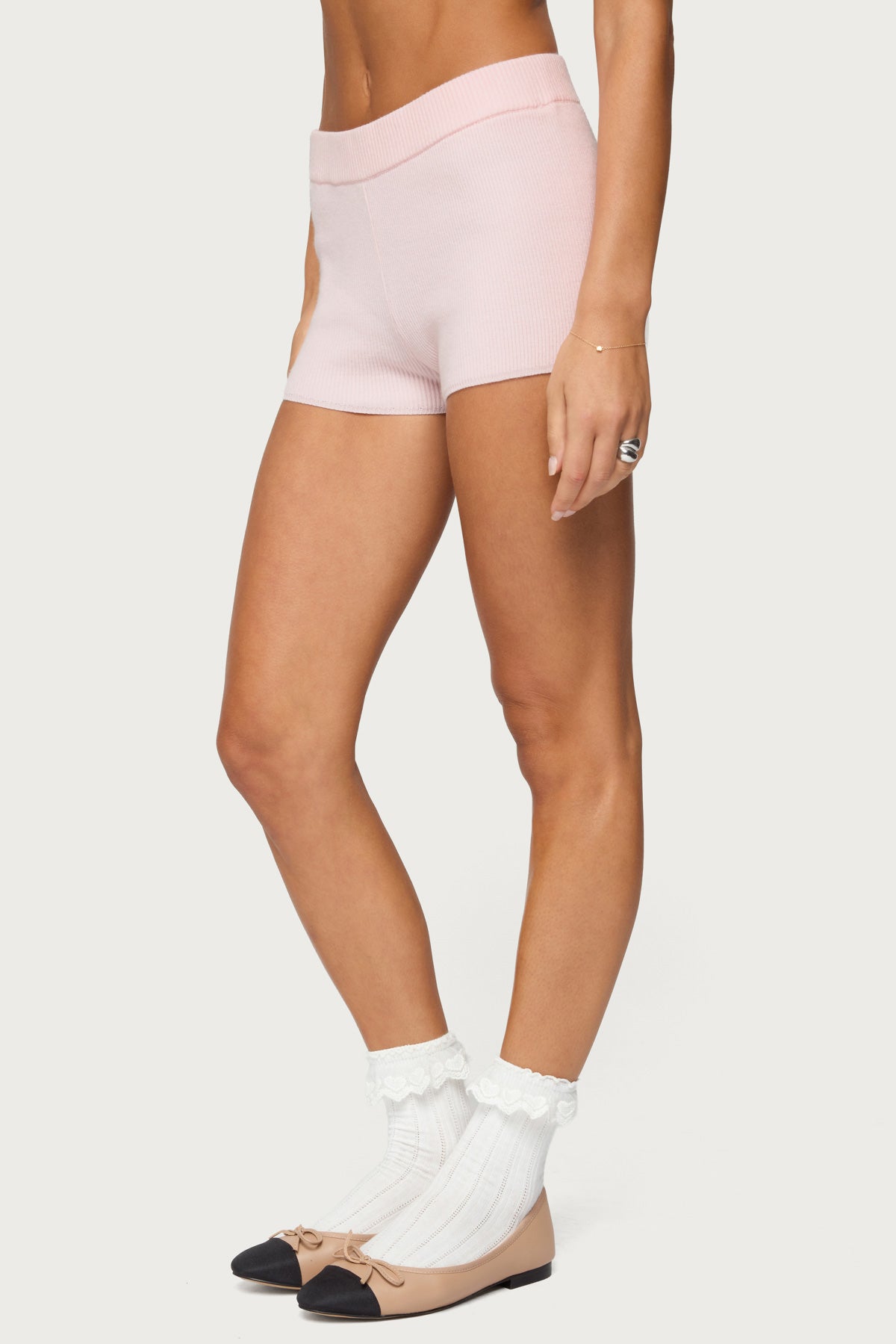 Lorie Ribbed Knit Shorts-Juice Dress