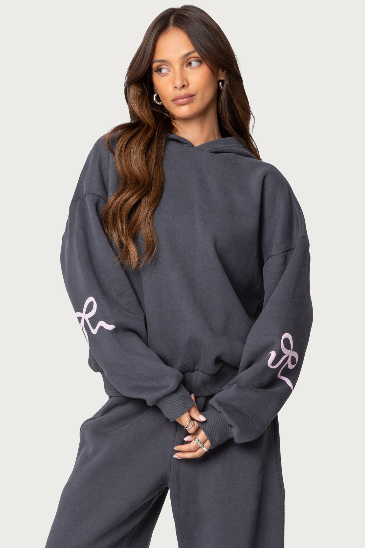 Bonney Bow Detail Hoodie-Juice Dress