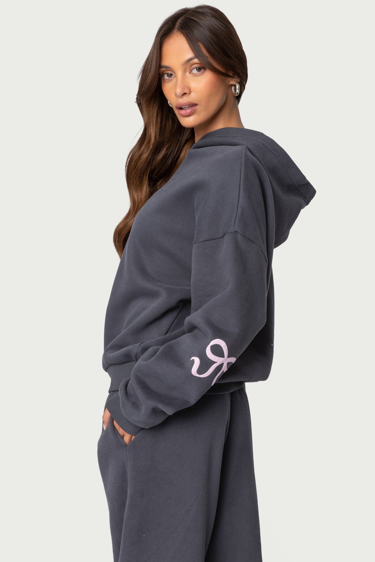 Bonney Bow Detail Hoodie-Juice Dress