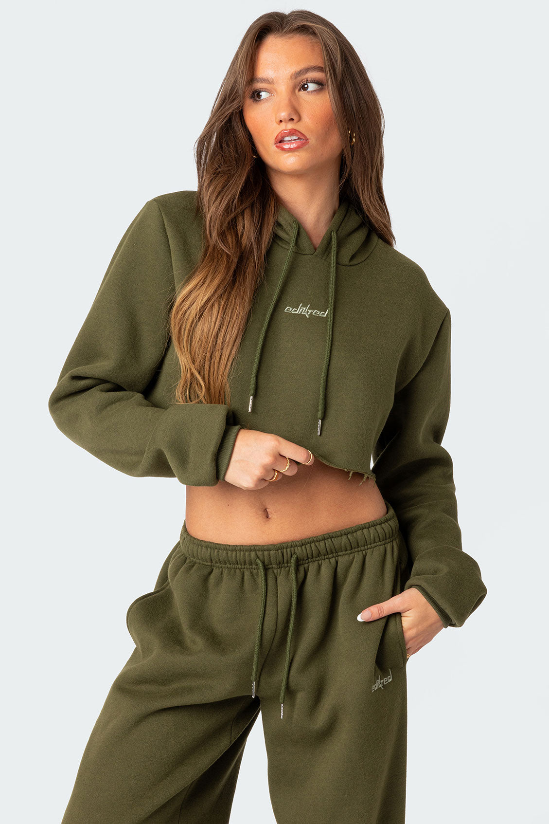 Brenna Cropped Hoodie-Juice Dress