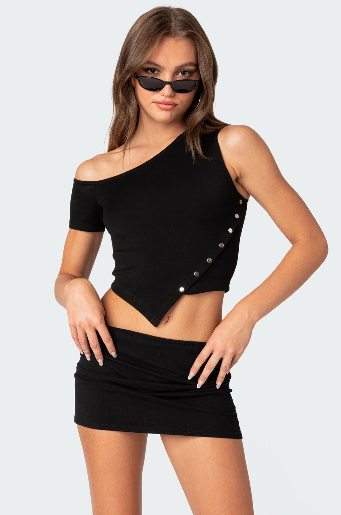 Eclipse Asymmetric Top-Juice Dress