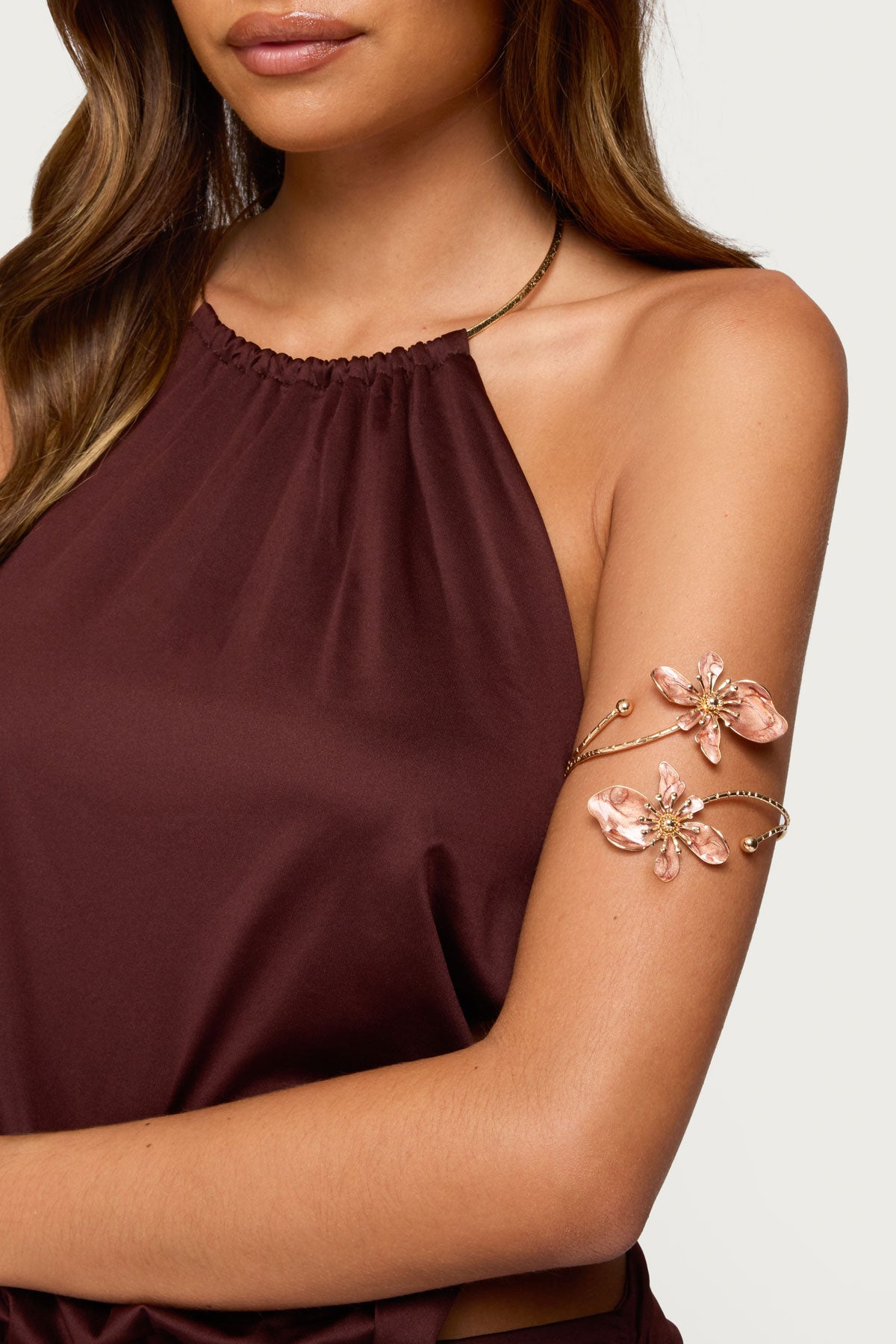 Blush Flower Arm Cuff-Juice Dress