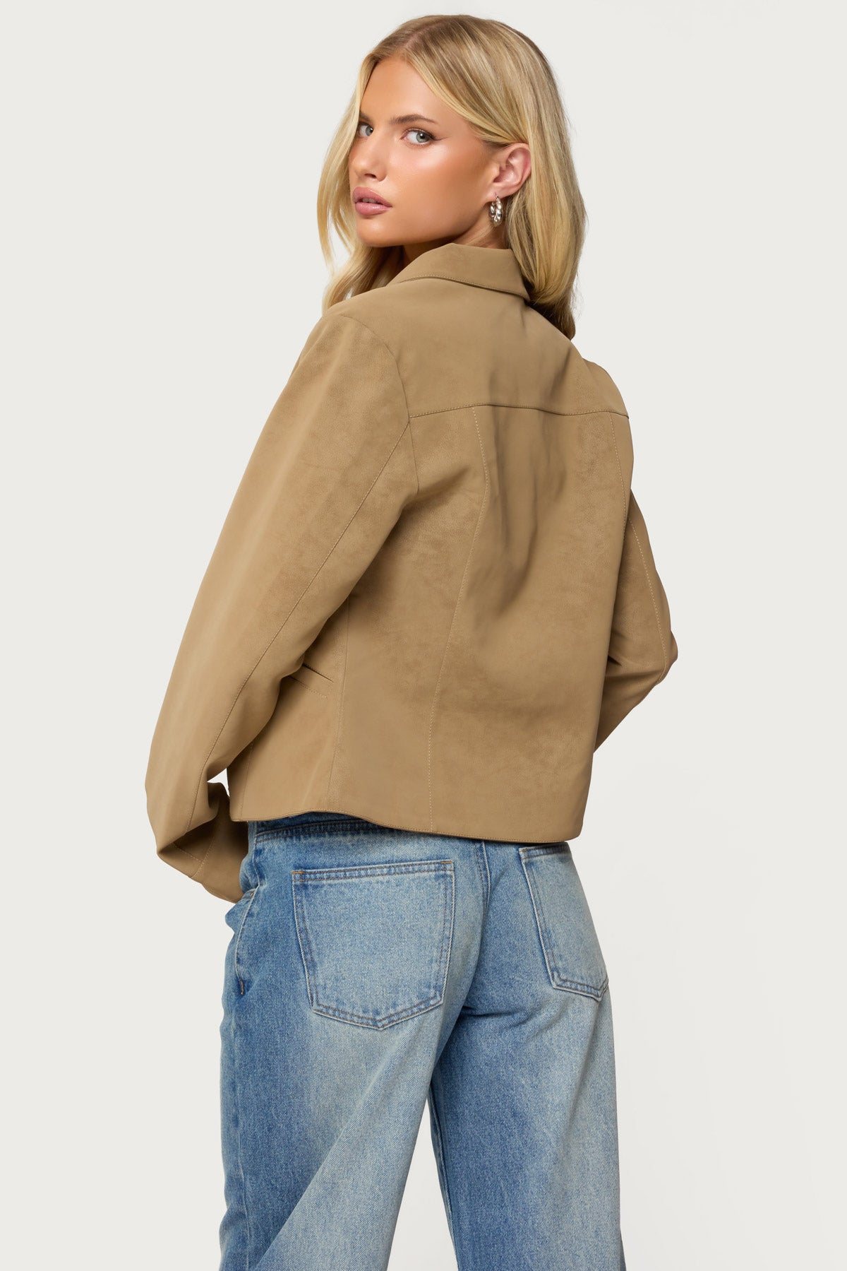 Cozette Faux Leather Jacket-Juice Dress