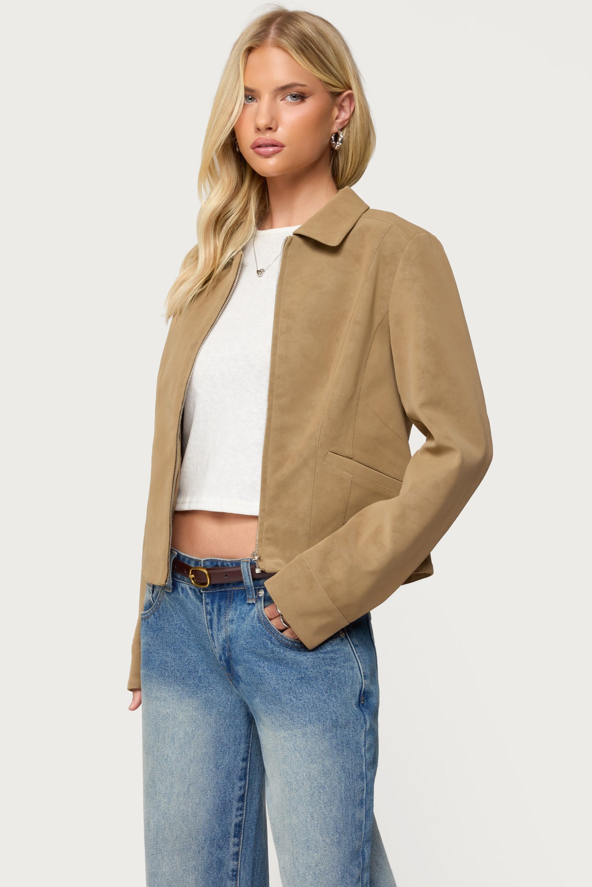 Cozette Faux Leather Jacket-Juice Dress