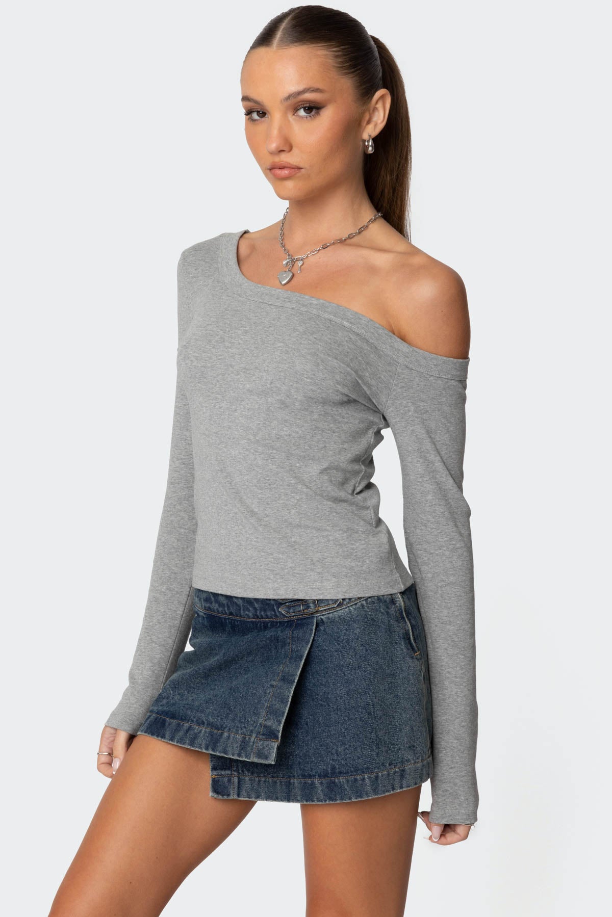 Adelaine Asymmetric Top-Juice Dress