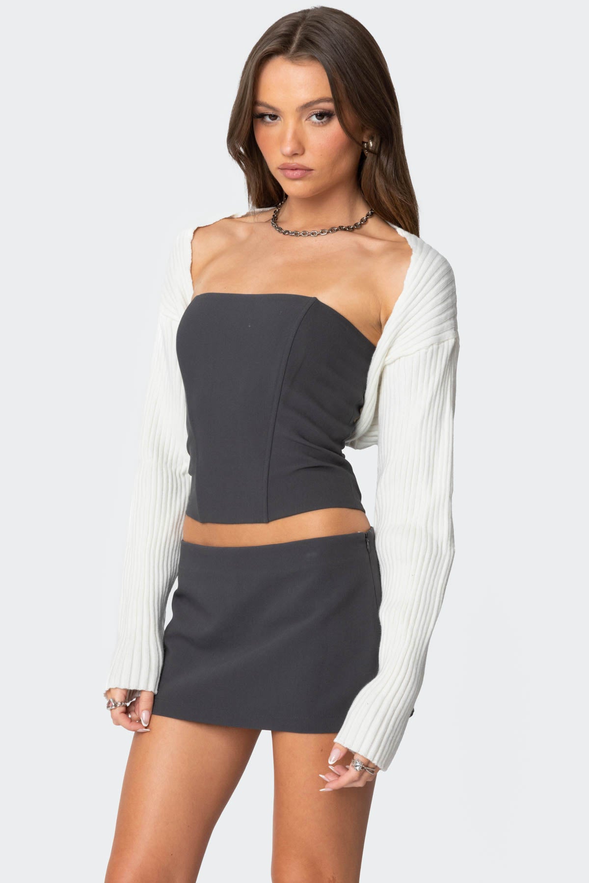 Anya Shrug Sweater-Juice Dress