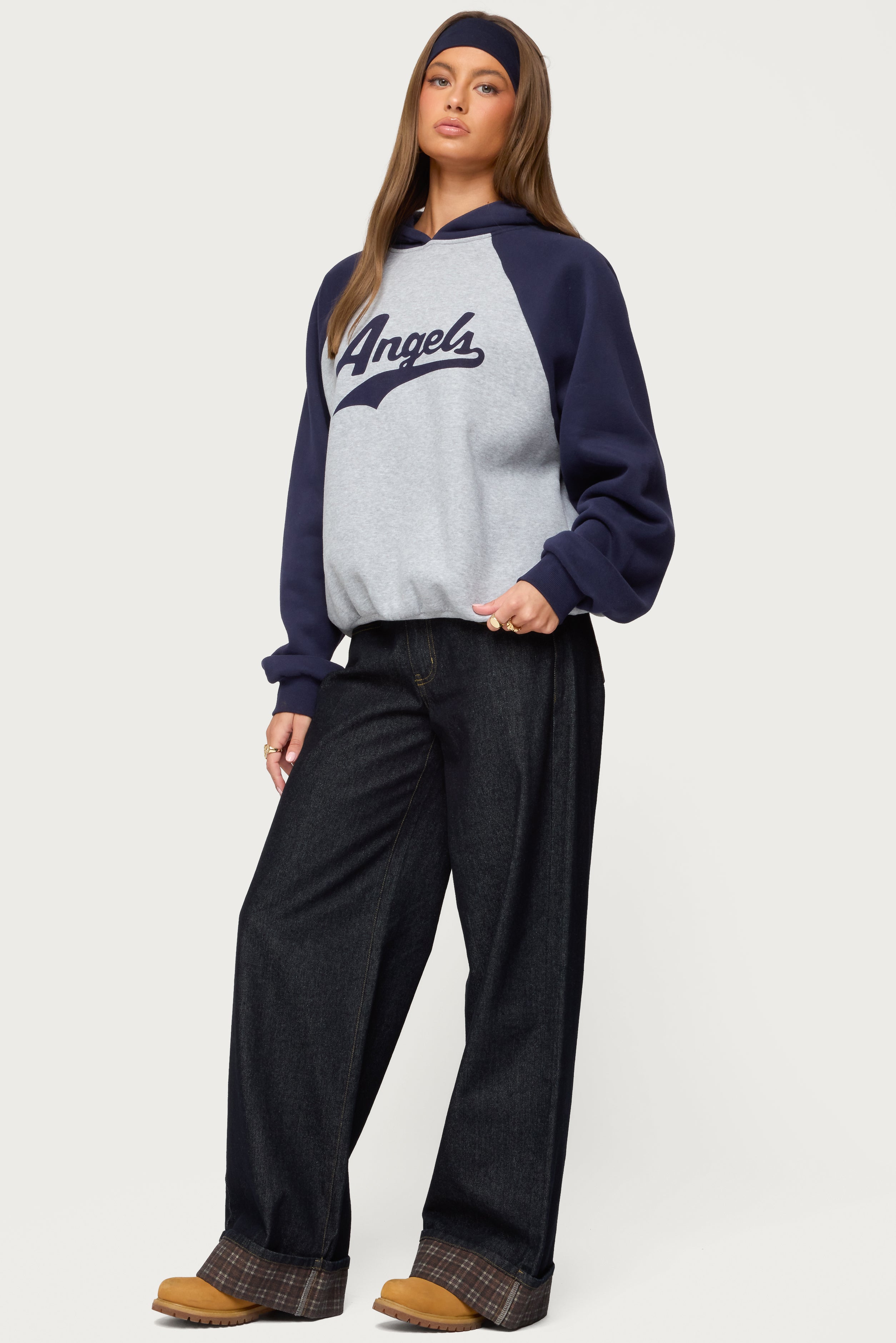 Angels Raglan Oversized Hoodie-Juice Dress