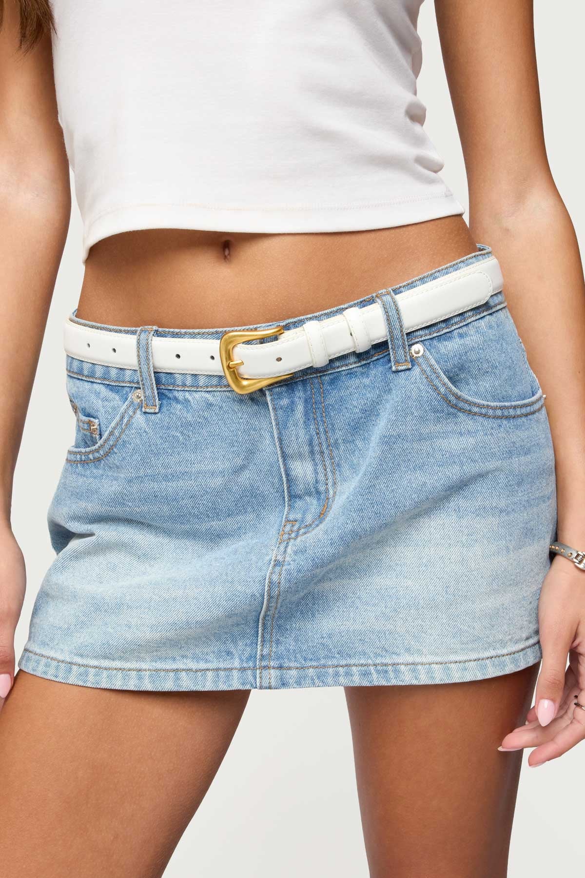 Back To Basics Faux Leather Belt-Juice Dress