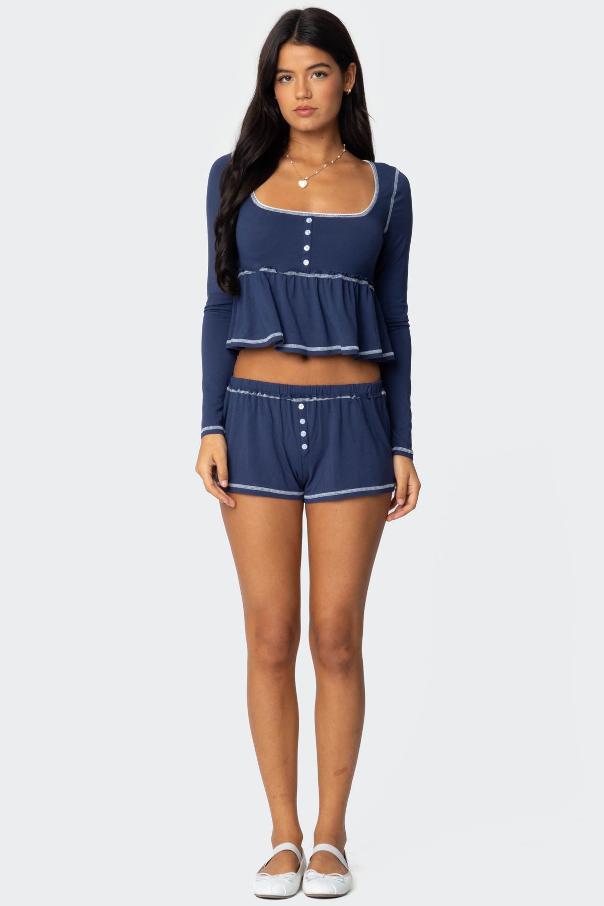 Arianne Contrast Shorts-Juice Dress
