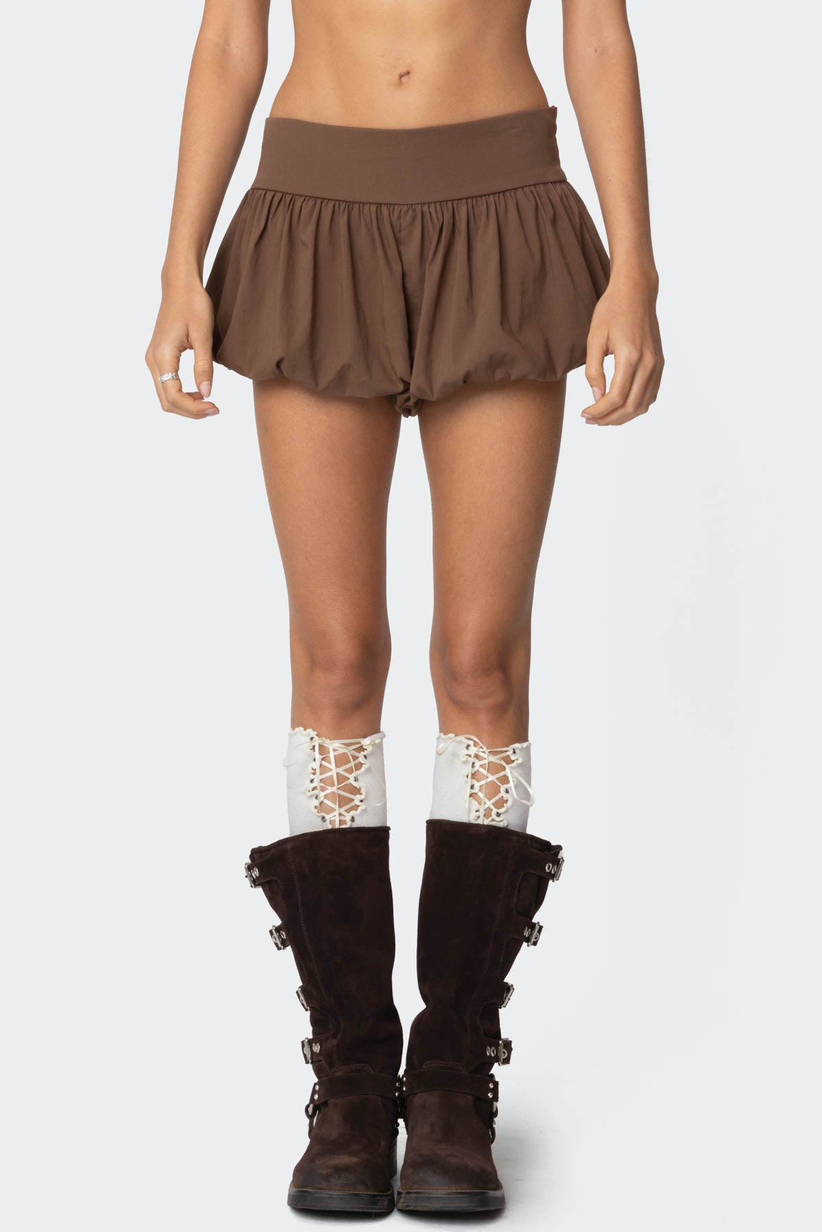 Adrianna Bubble Micro Shorts-Juice Dress