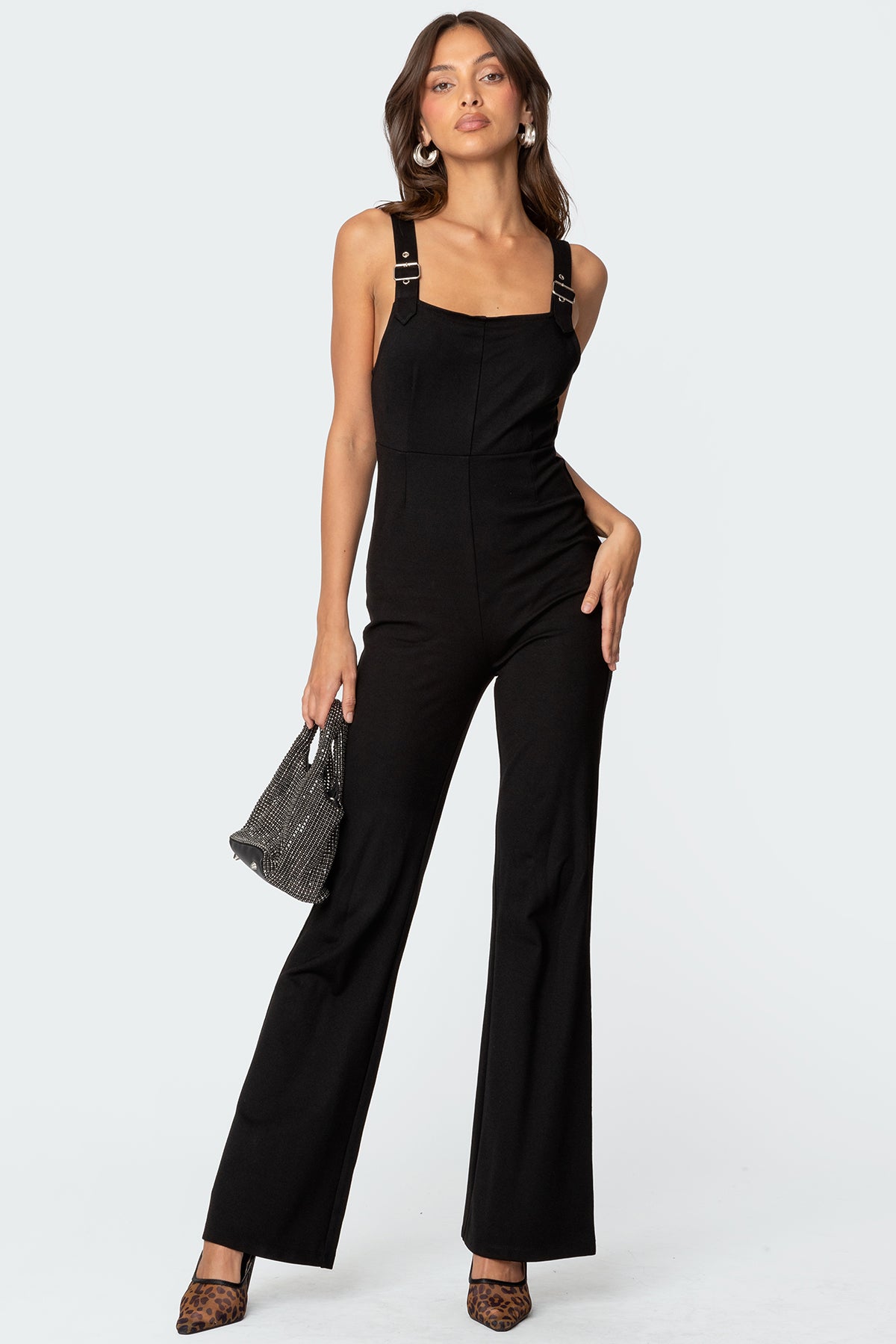 Bianka Buckle Strap Jumpsuit-Juice Dress