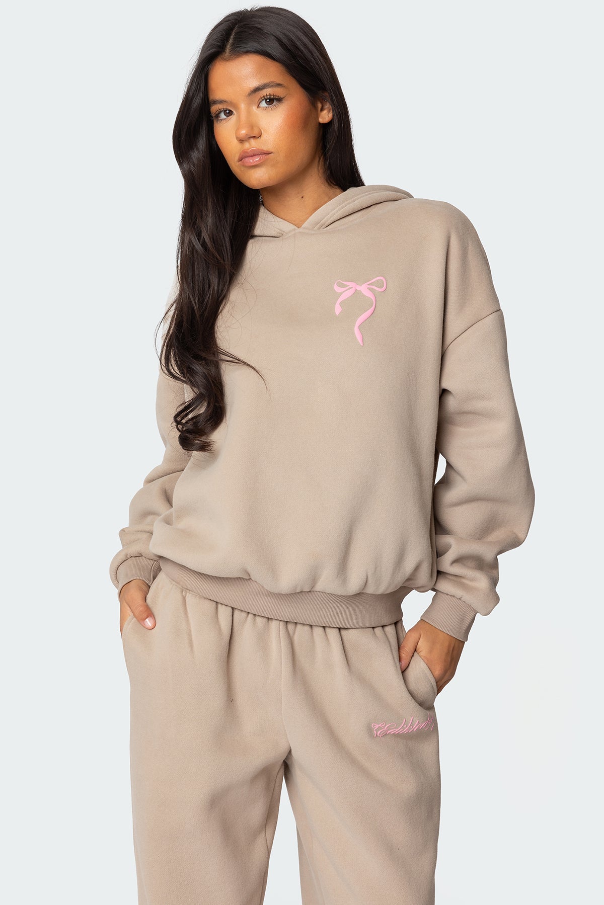 Sasha Bow Detail Hoodie-Juice Dress