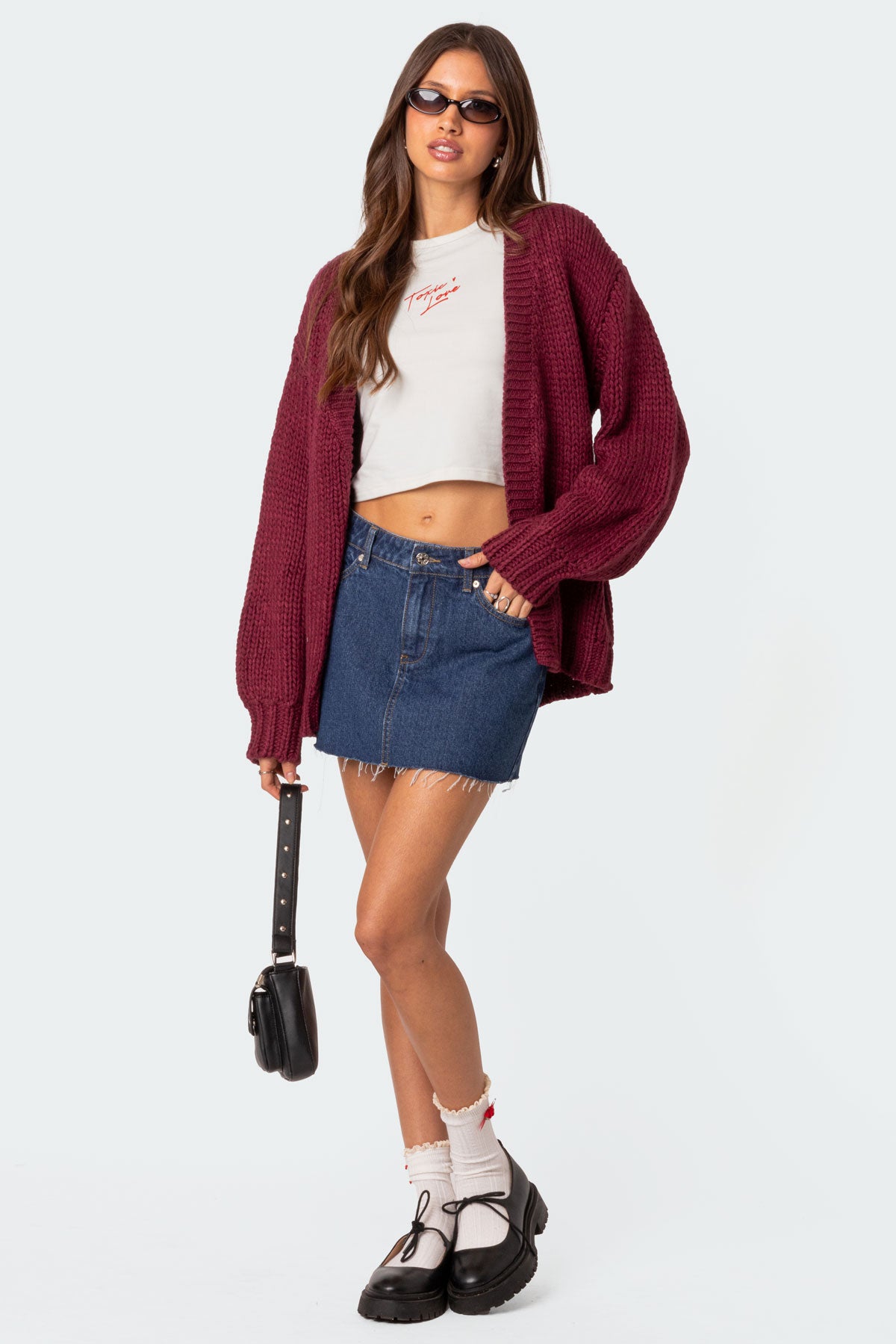 Anina Oversized Knit Cardigan-Juice Dress